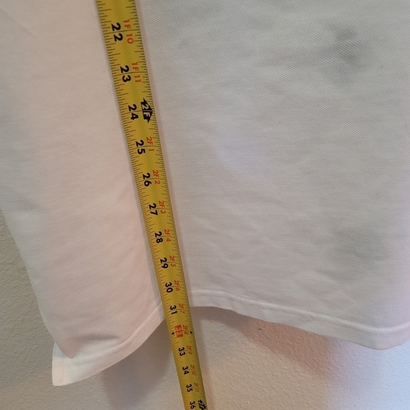 Focus Quality Wear Men's sz 2XL White Black Collar Polo Shirt 100% Cotton XXL - Picture 6 of 8